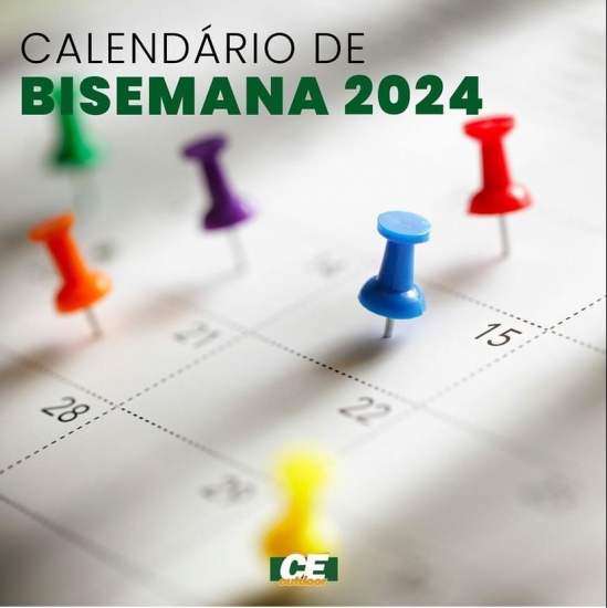 O CALENDÁRIO DE BI SEMANAS 2024