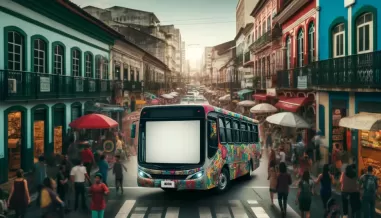 Ponto nº Busdoors Divulgando Startups de Tecnologia em Juazeiro do Norte