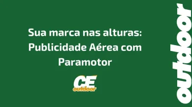 Ponto nº Sua marca nas alturas: Publicidade Aérea com Paramotor